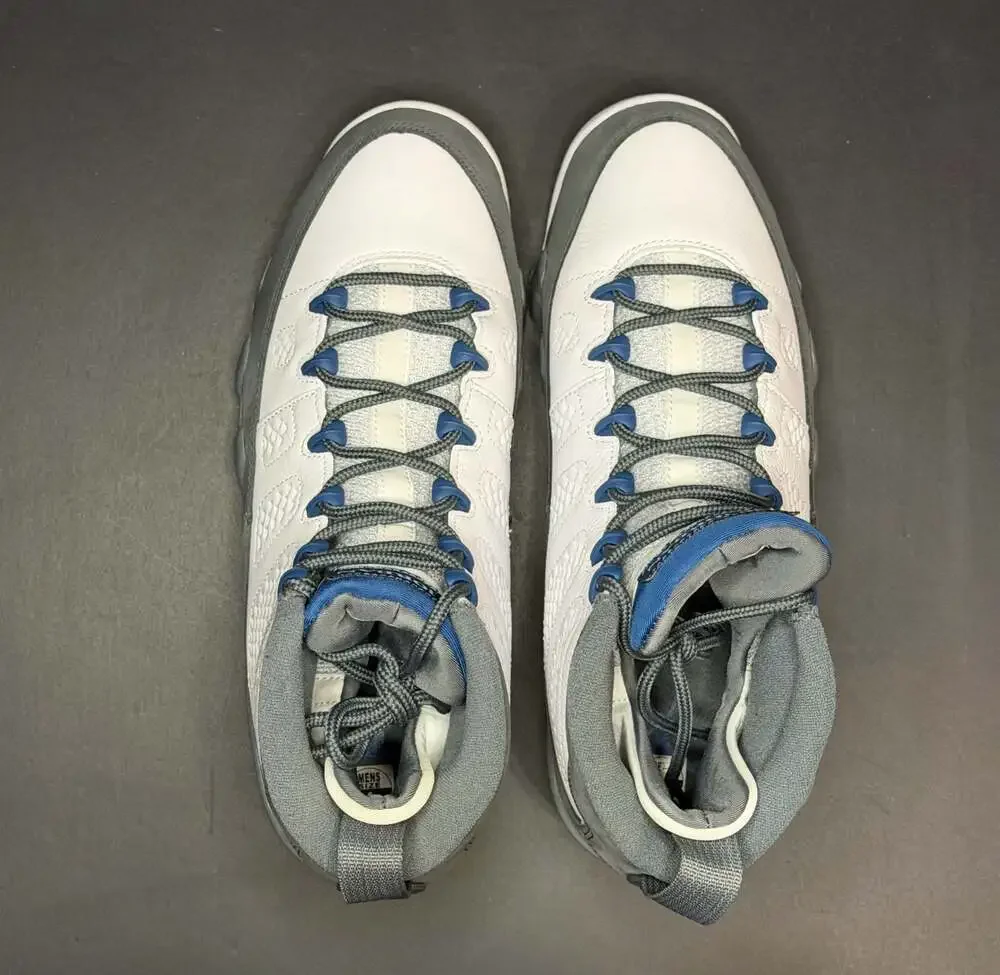 Size: 9m -Air Jordan 9 Retro 'Flint Grey and French Blue' (2026)